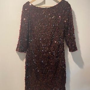 Sequins Lowback Dress